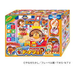 【ぷにぷに素材のドーナツがPON！と飛び出す!!】アンパンマンと一緒にドーナツ屋さんごっこが楽しめる知育玩具が発売