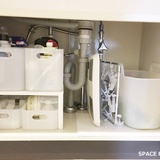 使いにくさはこれで解決！　開き戸の洗面台収納術