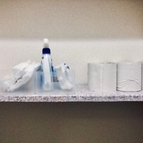 【ダイソー】突っ張り棒・棚とリメイクシートで作る素敵トイレ収納